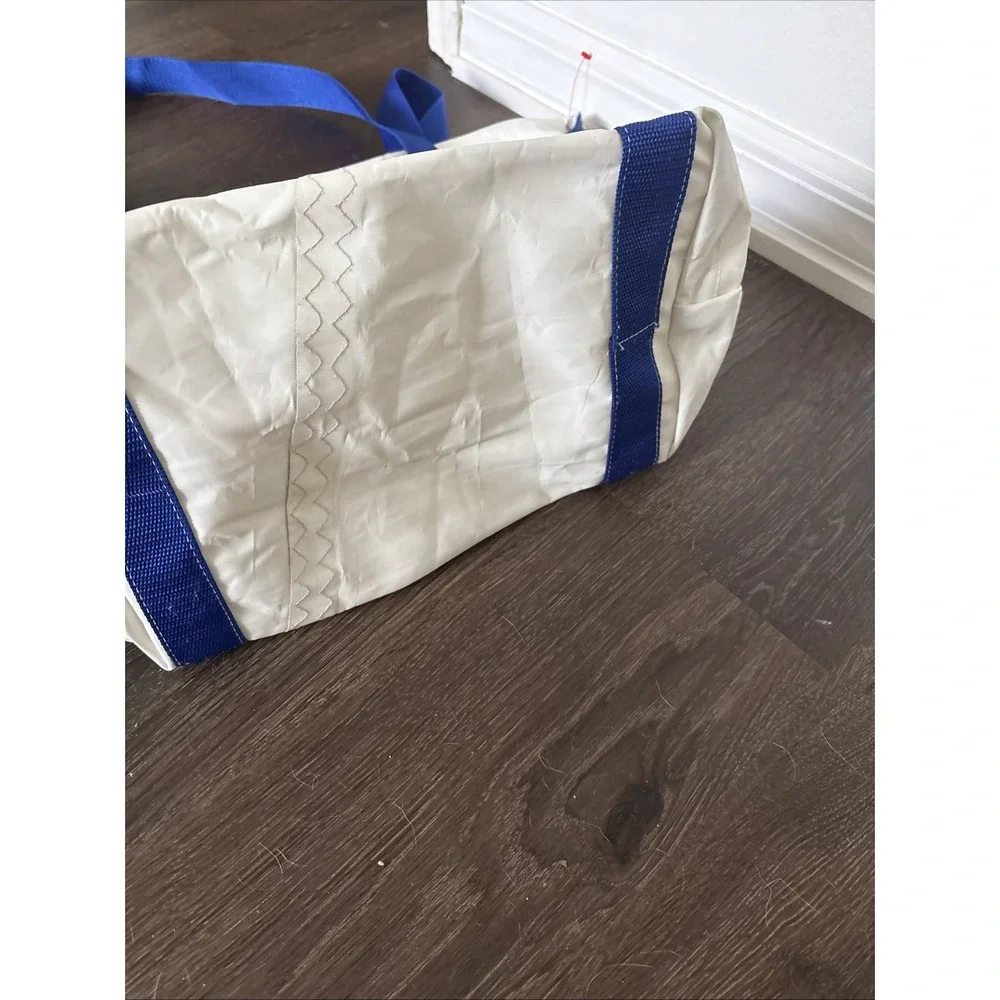 Sea Fever Gear Recycled Sailcloth Tote Bag Cape Cod Nautical Sailing Beach MINT
